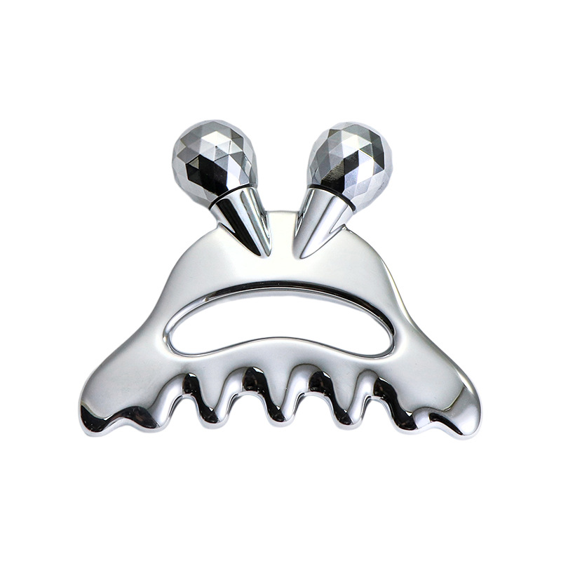 Rullo per massaggio facciale in lega di zinco con massaggio alla testa