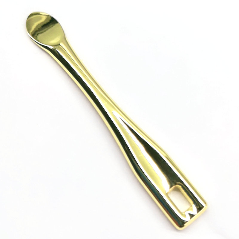 Spatola per crema per il viso dorata in lega di zinco, cucchiaio, massaggiatore per gli occhi, strumenti cosmetici per la cura della pelle Spatola per crema per il viso dorata in lega di zinco, cucchiaio, massaggiatore per gli occhi, strumenti cosmetici per la cura della pelle